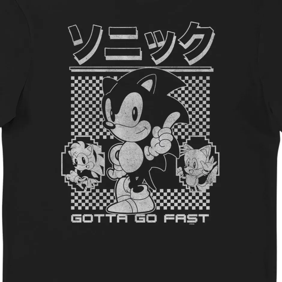 Sonic The Hedgehog Gotta Go Fast Adults T-Shirt-Bioworld International Cheap