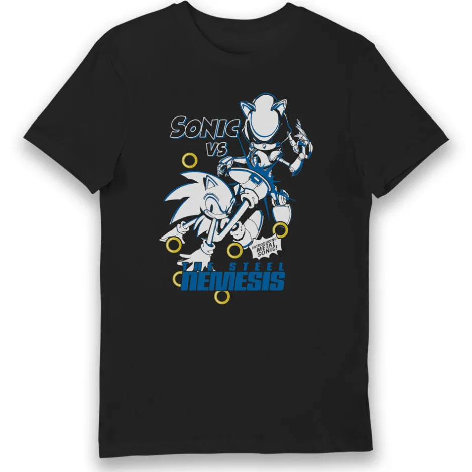 Sonic The Hedgehog Metal Sonic the Steel Nemesis Adults T-Shirt-Bioworld International Discount