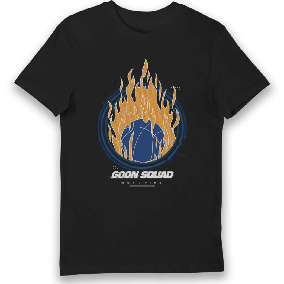 Space Jam A New Legacy Goon Squad Fire Ball Adults T-Shirt-Bioworld International Cheap