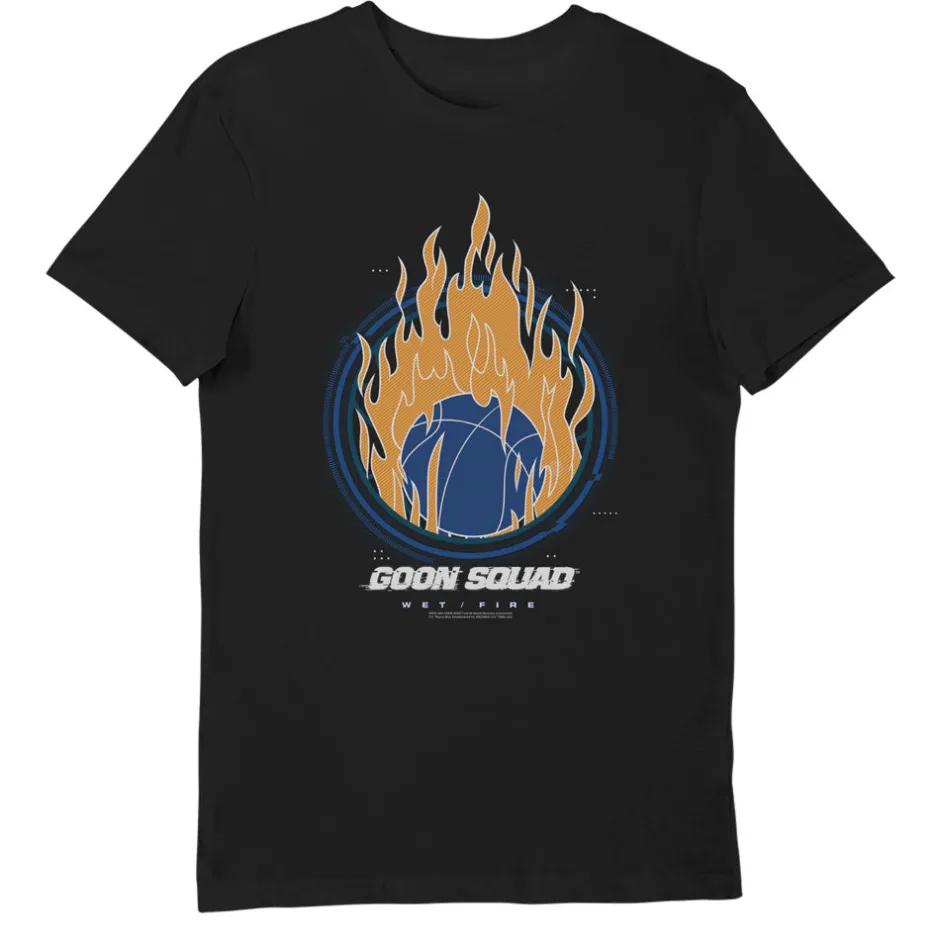 Space Jam A New Legacy Goon Squad Fire Ball Adults T-Shirt-Bioworld International Cheap