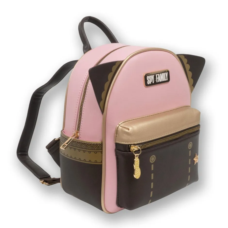 Spy x Family Anya Pink PU Mini Backpack with Horns-Bioworld International Outlet