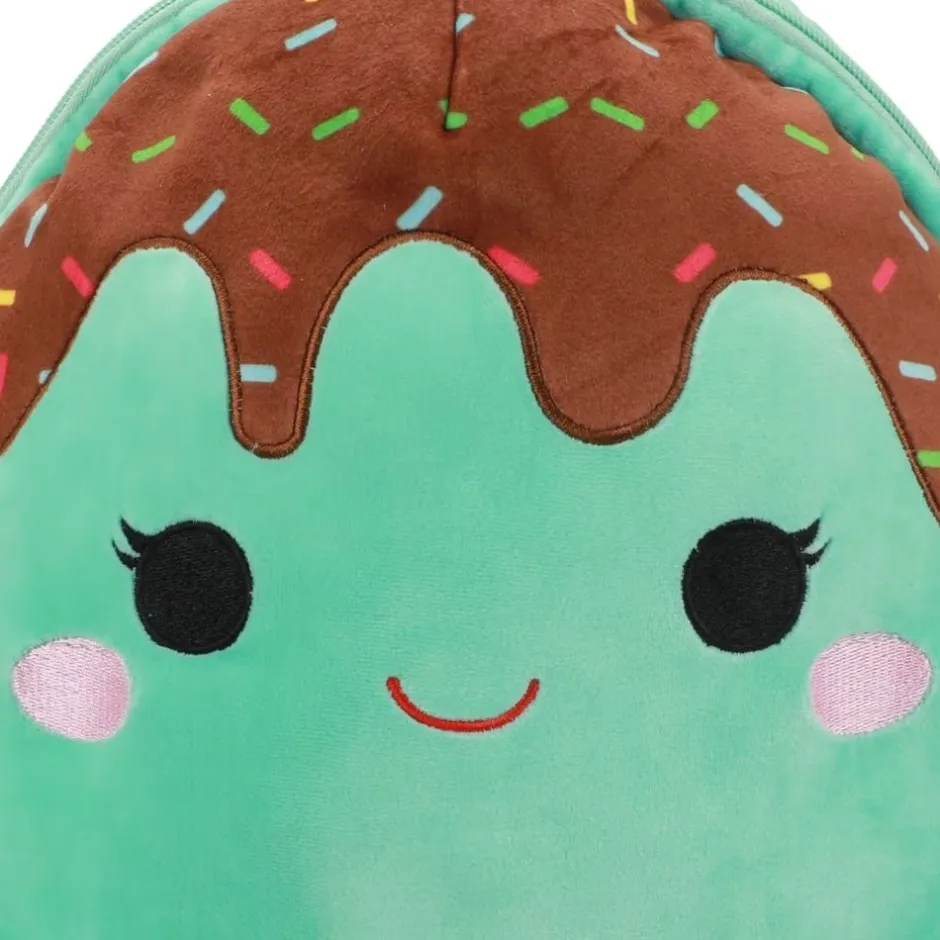 Squishmallows Maya the Mint Ice Cream Cone 14" Plush Mini Backpack, Green, One size-Bioworld International Discount