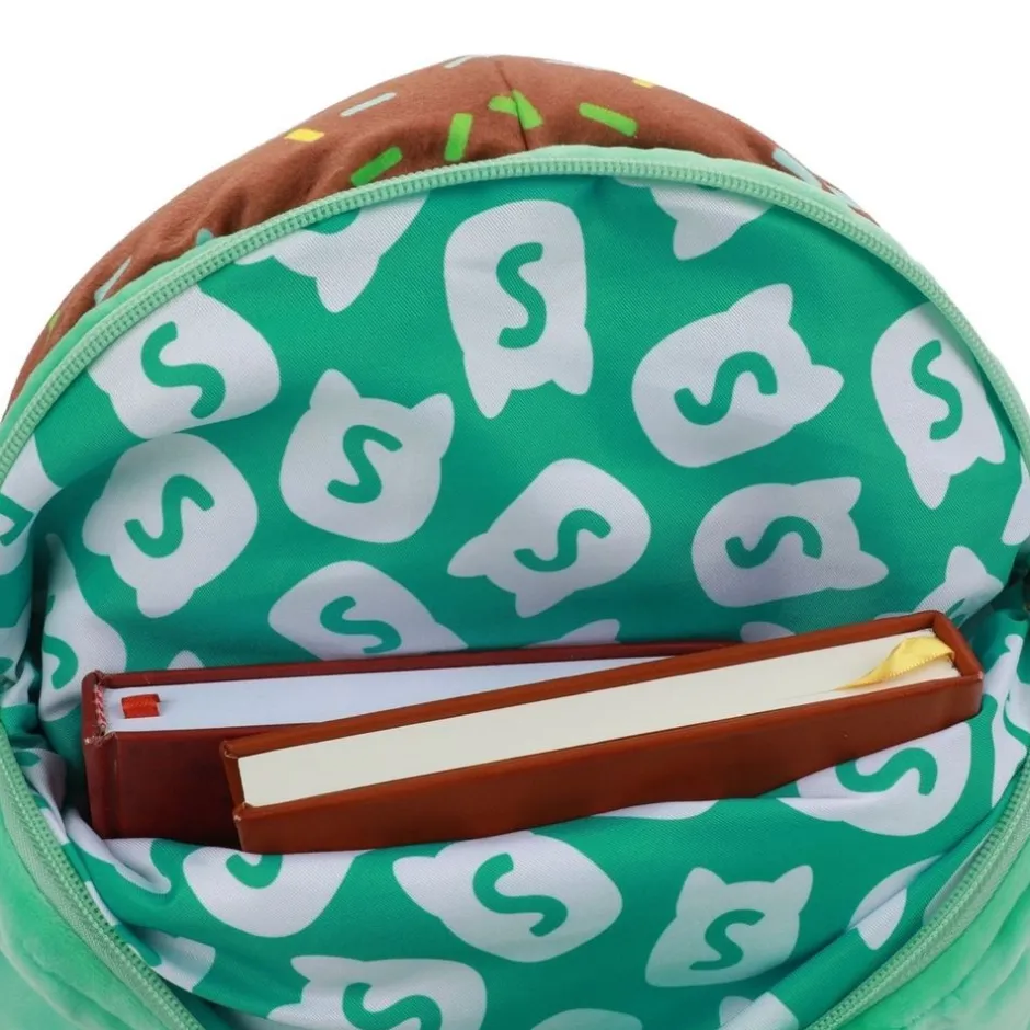 Squishmallows Maya the Mint Ice Cream Cone 14" Plush Mini Backpack, Green, One size-Bioworld International Discount