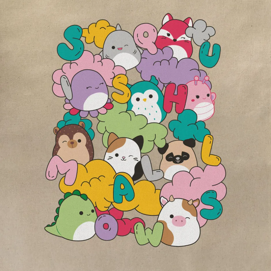 Squishmallows Squad Tote Bag-Bioworld International Flash Sale