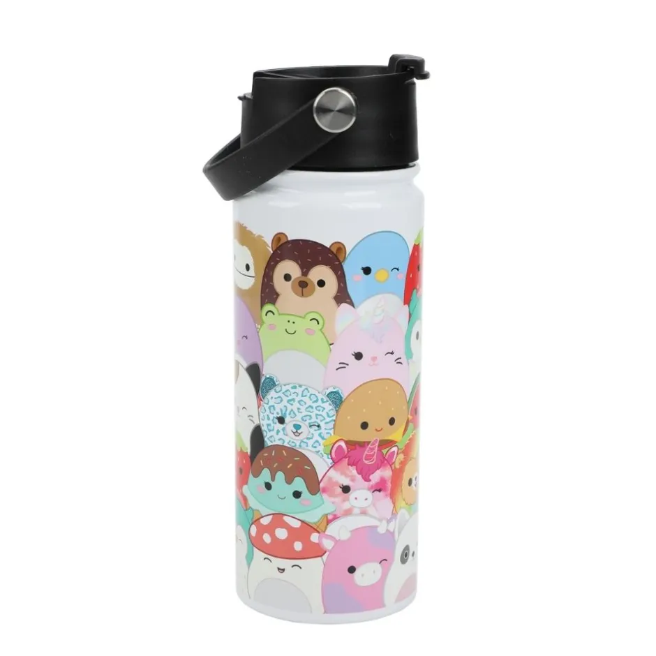 Squishmallows Stacked Characters 17 Oz Stainless Steel Water Bottle-Bioworld International Hot