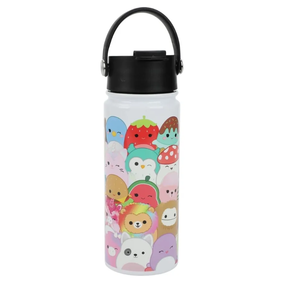 Squishmallows Stacked Characters 17 Oz Stainless Steel Water Bottle-Bioworld International Hot