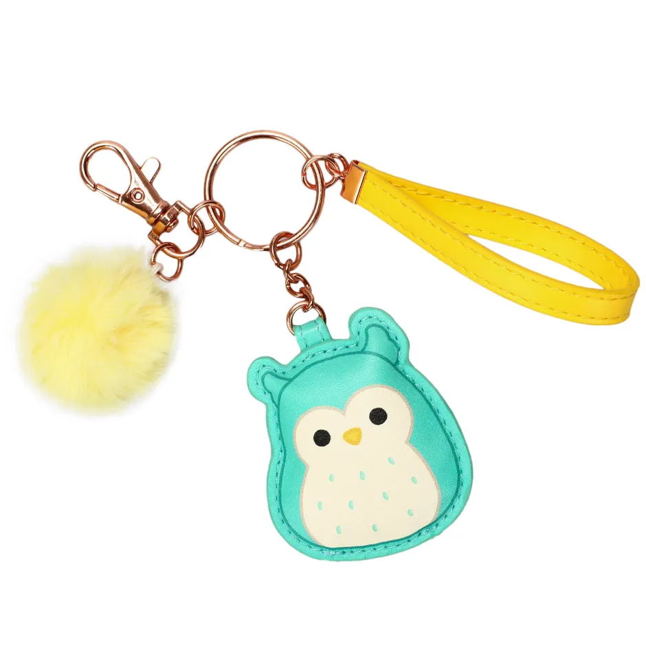 Squishmallows Winston the Owl Multi Charm & Pom Keychain-Bioworld International Discount