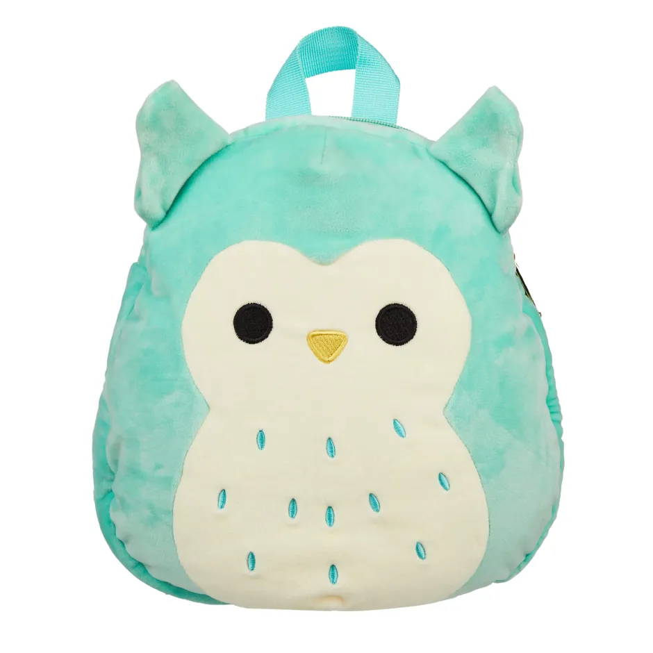 Squishmallows Winston The Owl Plush Mini Backpack 10 inch-Bioworld International Best Sale