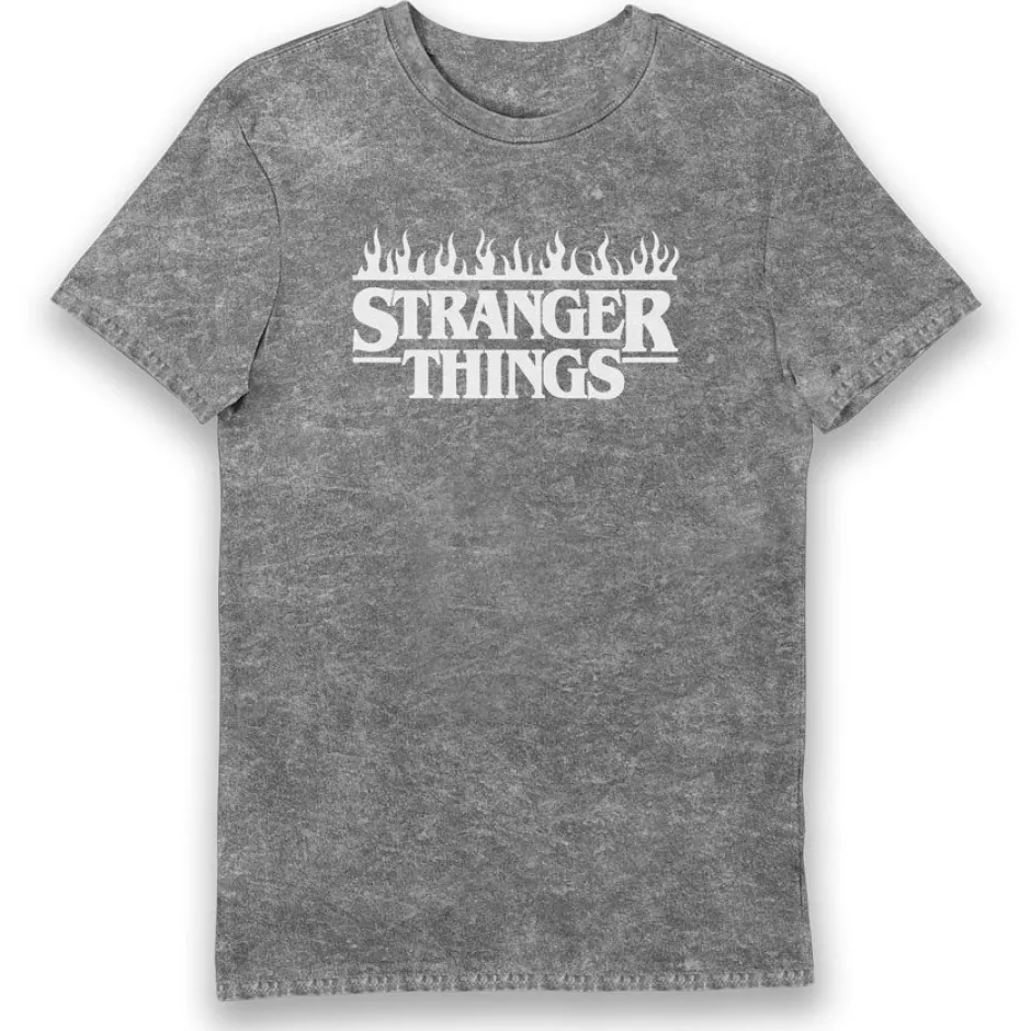 Stranger Things D&D Lord Vecna Eco Stonewash Adults T-Shirt-Bioworld International Clearance