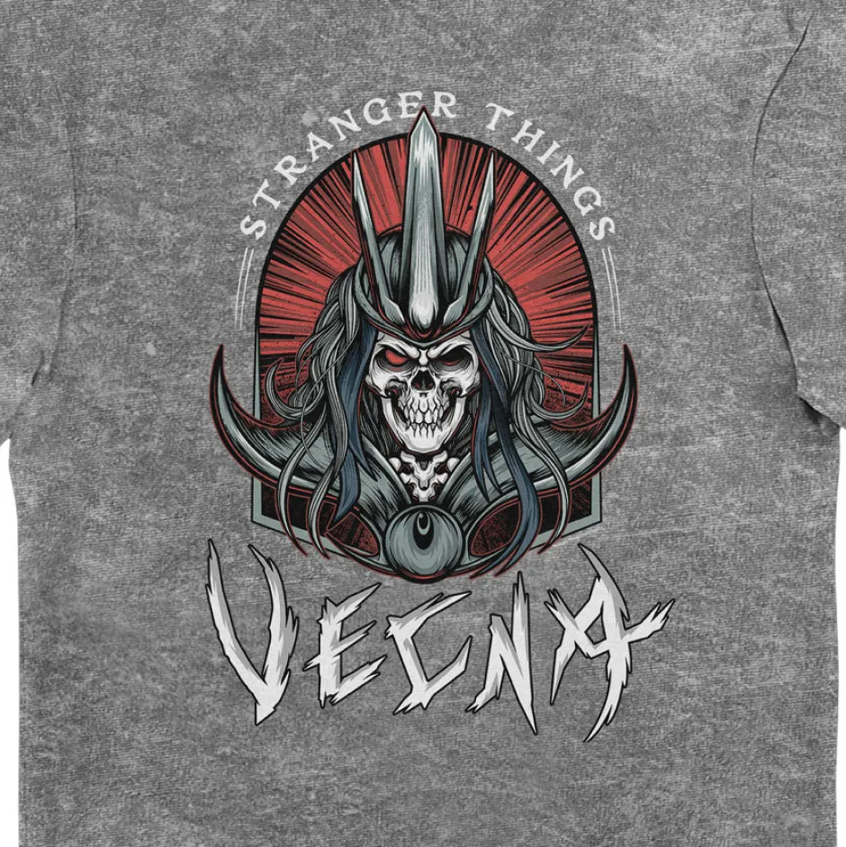 Stranger Things D&D Lord Vecna Eco Stonewash Adults T-Shirt-Bioworld International Clearance
