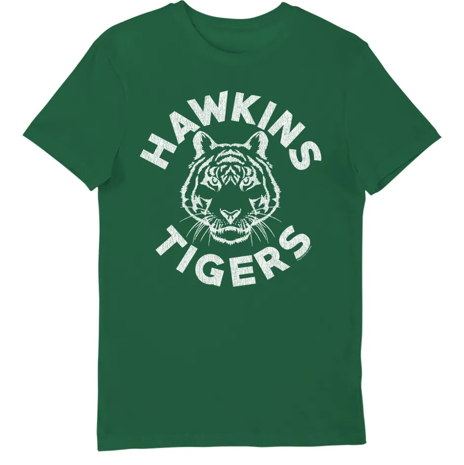 Stranger Things Hawkins High School Adults T-Shirt-Bioworld International Cheap