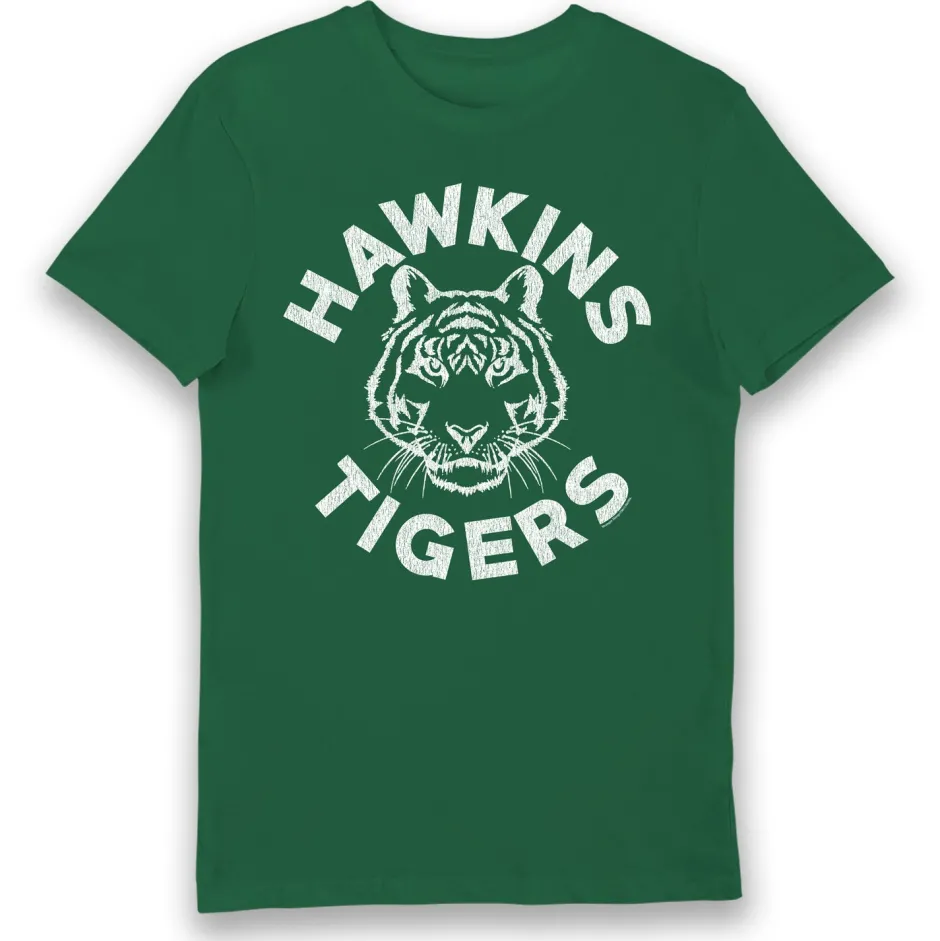 Stranger Things Hawkins High School Adults T-Shirt-Bioworld International Cheap