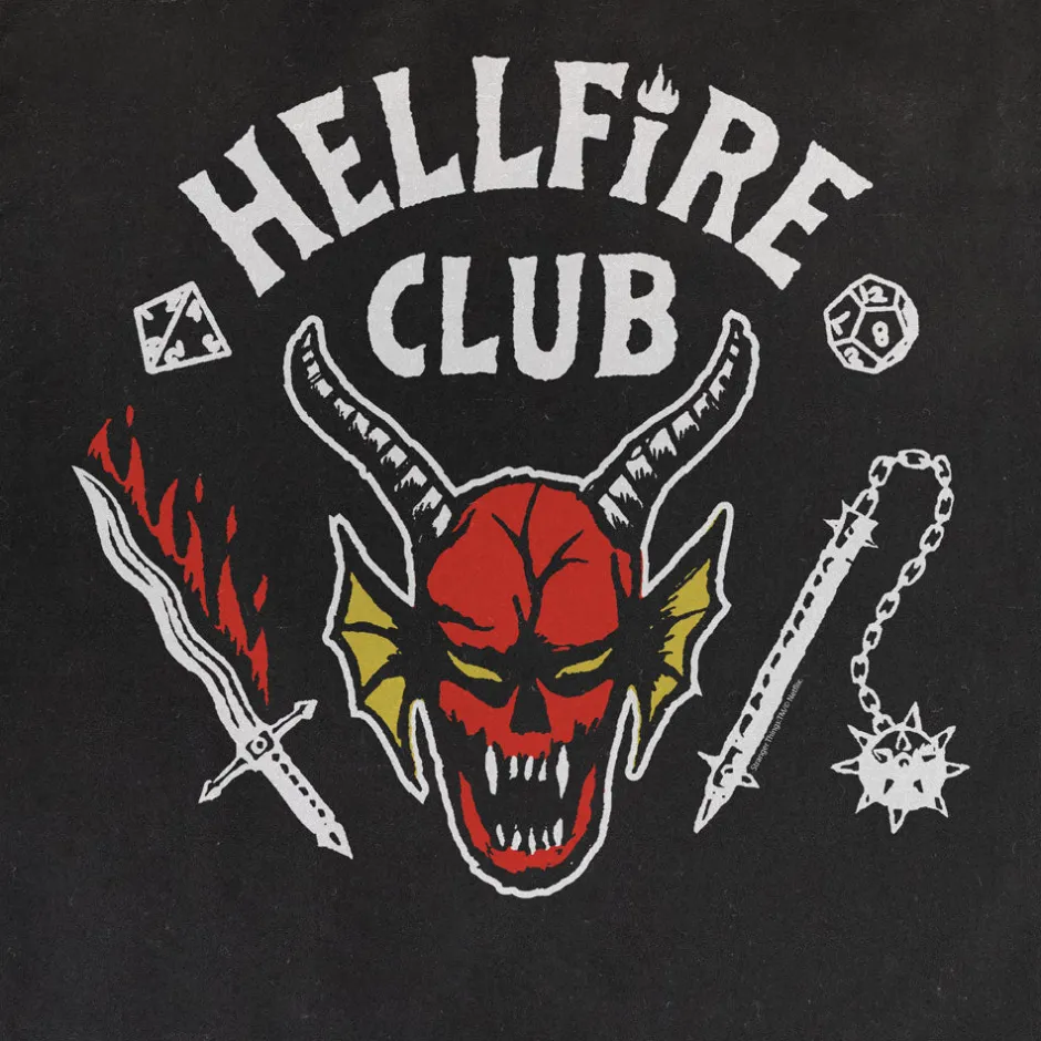 Stranger Things Hellfire Club Tote Bag-Bioworld International Cheap