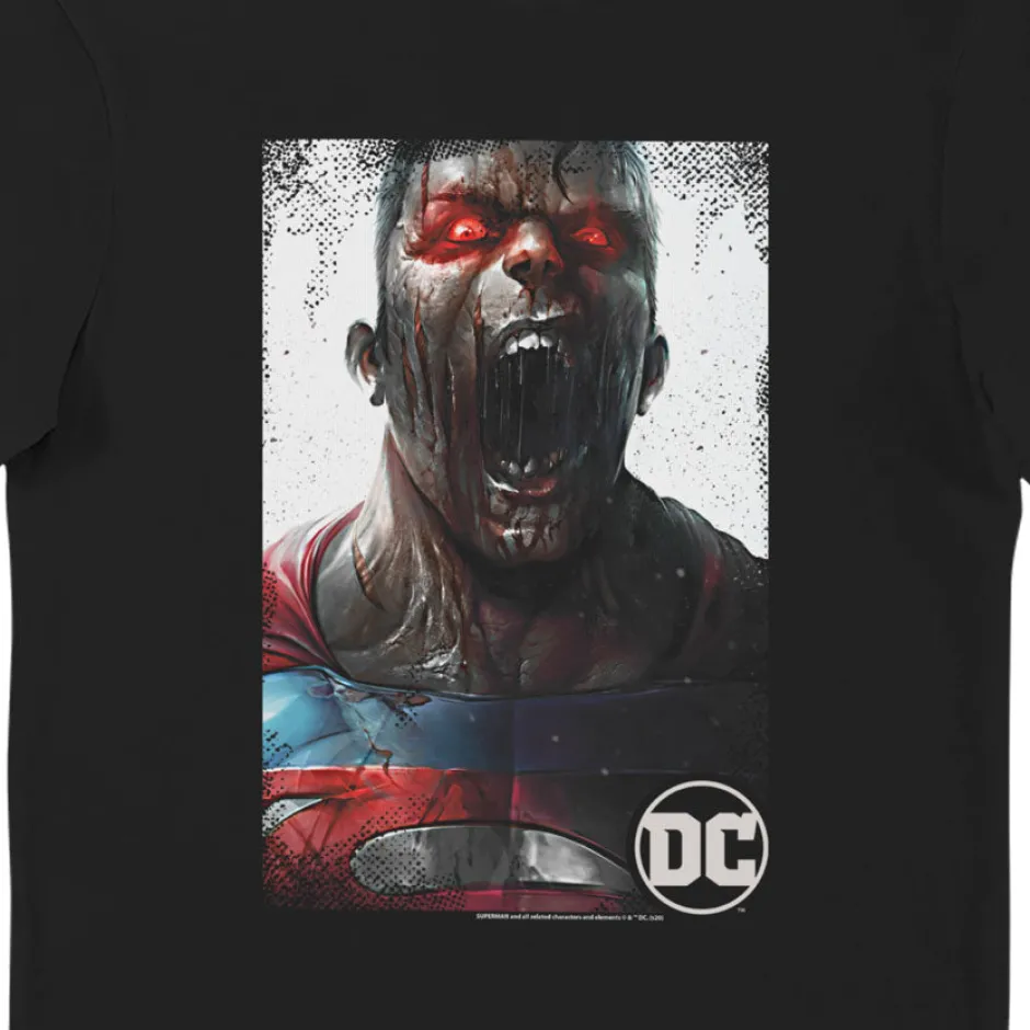 Superman Zombie Adults T-Shirt-Bioworld International Shop