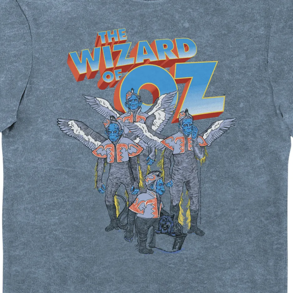 The Wizard Of Oz Blue Vintage Winged Monkeys & Toto Adults T-Shirt-Bioworld International Best Sale