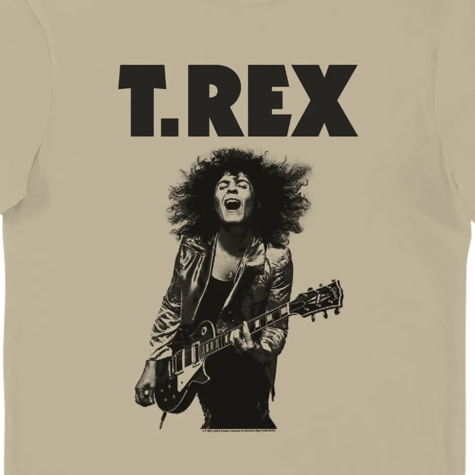 T.Rex Sunburst Guitar T-Shirt-Bioworld International Cheap