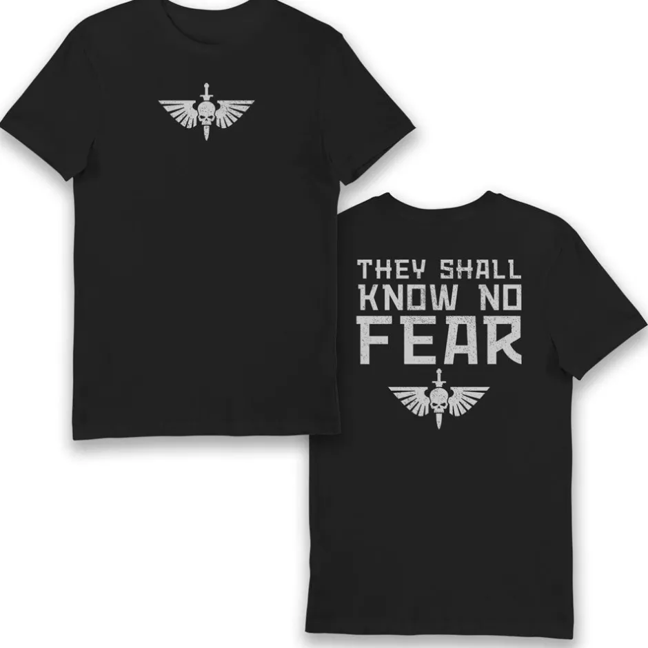 Warhammer 40,000 Space Marines Know No Fear Adults T-Shirt-Bioworld International Cheap