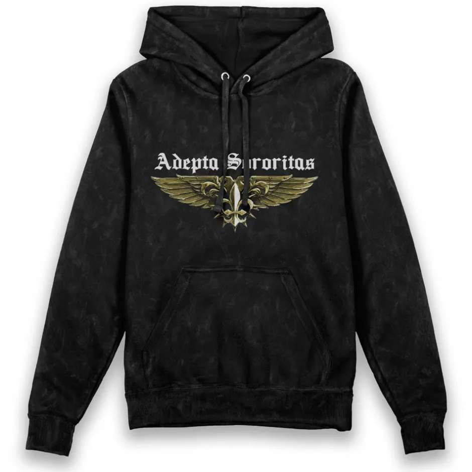 Warhammer 40,000 The Sisters Of Battle Adepta Sororitas Adults Black Hoodie-Bioworld International Discount