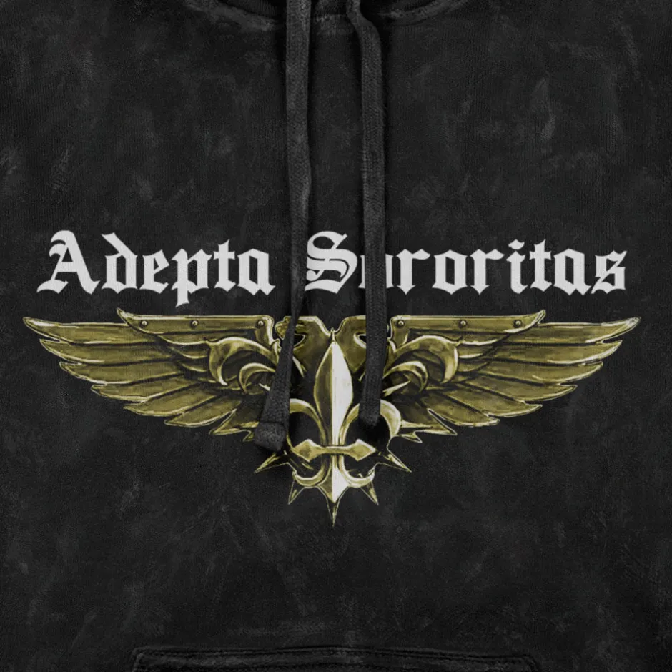 Warhammer 40,000 The Sisters Of Battle Adepta Sororitas Adults Black Hoodie-Bioworld International Discount