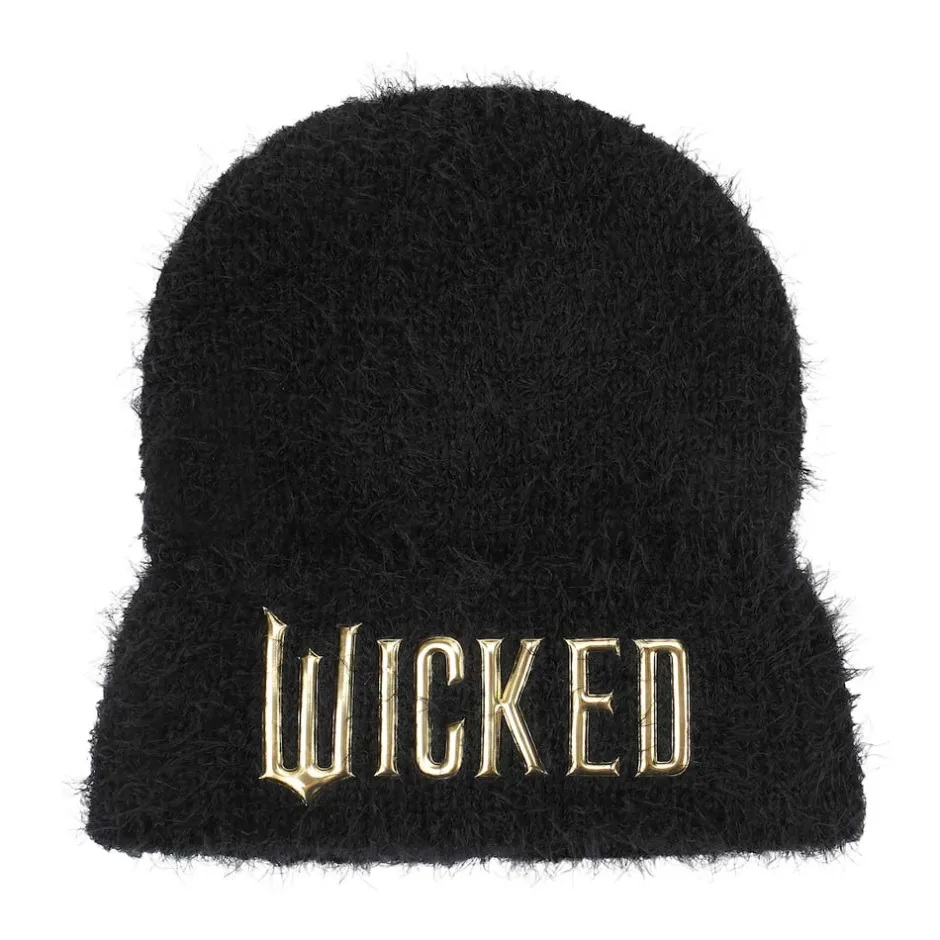 Wicked Soft Fuzzy Cuff Black Beanie-Bioworld International Discount